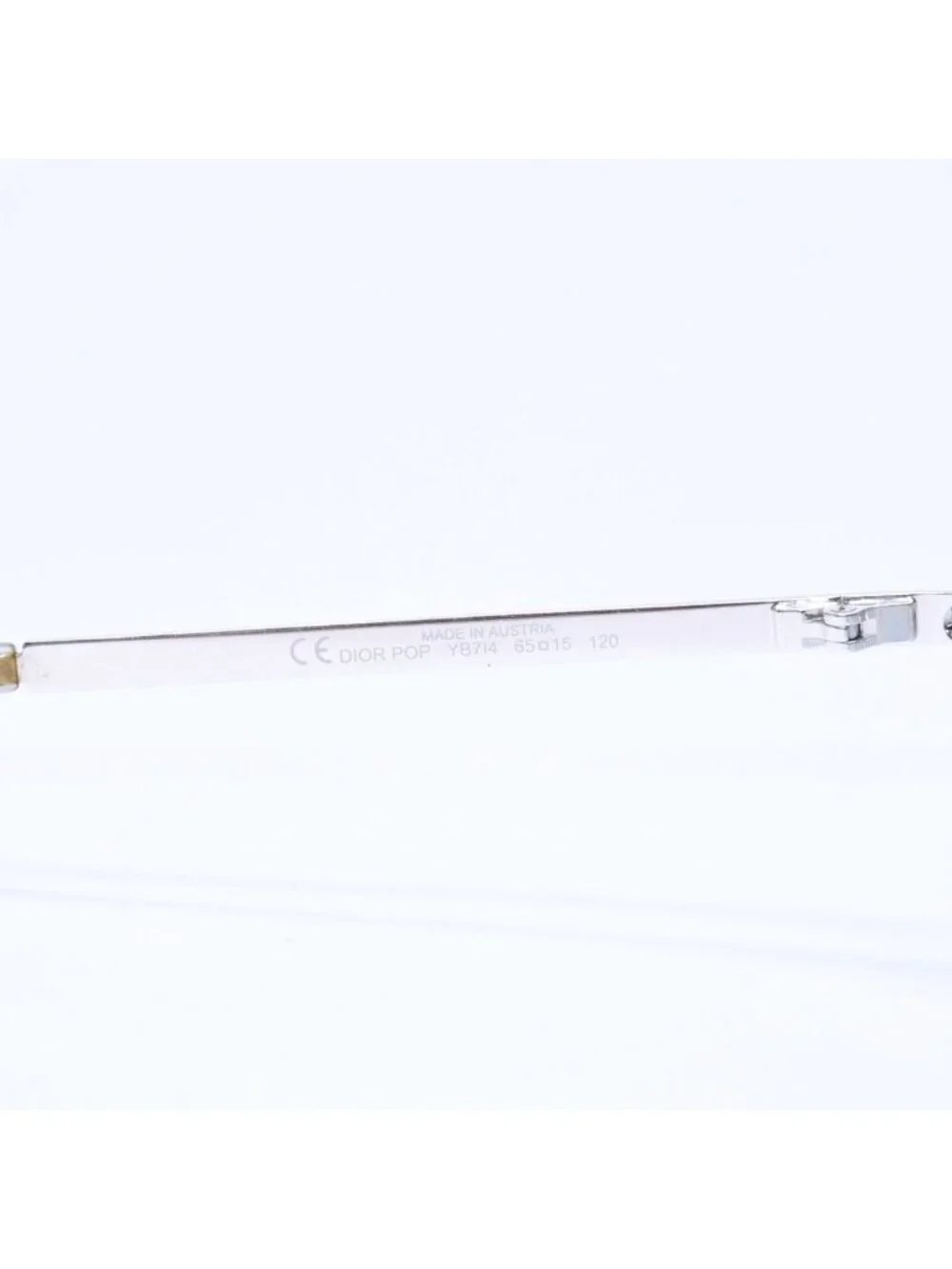 Dior Pop Rimless Sunglasses Gray Silver Eyewear
